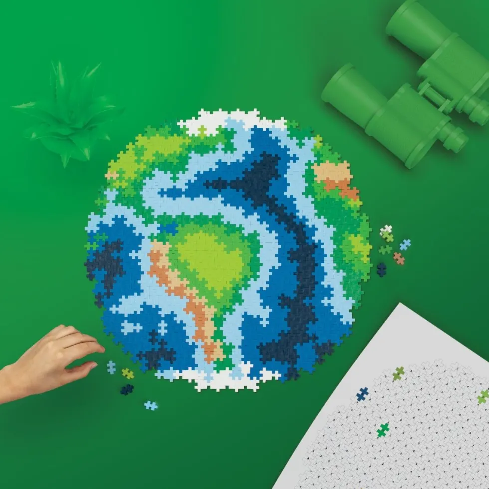 Plus-Plus - Puzzle By Number, Maapallo 800 kpl