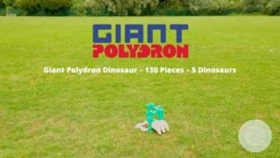Polydron Large - Dinosaurus, 130 osaa