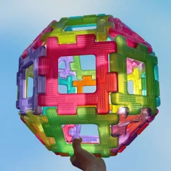 Polydron Large - Läpinäkyvä, 130 osaa