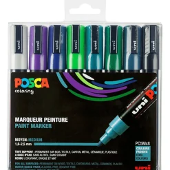 Posca PC-5M -tussit – Kylmät värit, 8 kpl