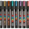 Posca tussit PC-5M - Metallivärit, 8 kpl