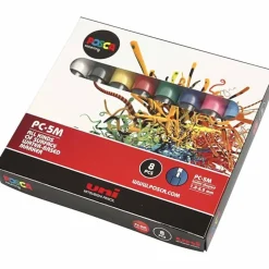 Posca tussit PC-5M - Perusvärit, 8 kpl