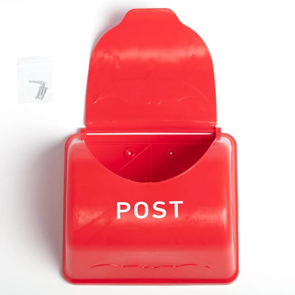 Postilaatikko leikkipaikalle - Punainen