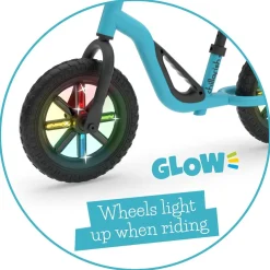 Potkupyörä Charlie GLOW - Sininen (18 kk - 4 v.)