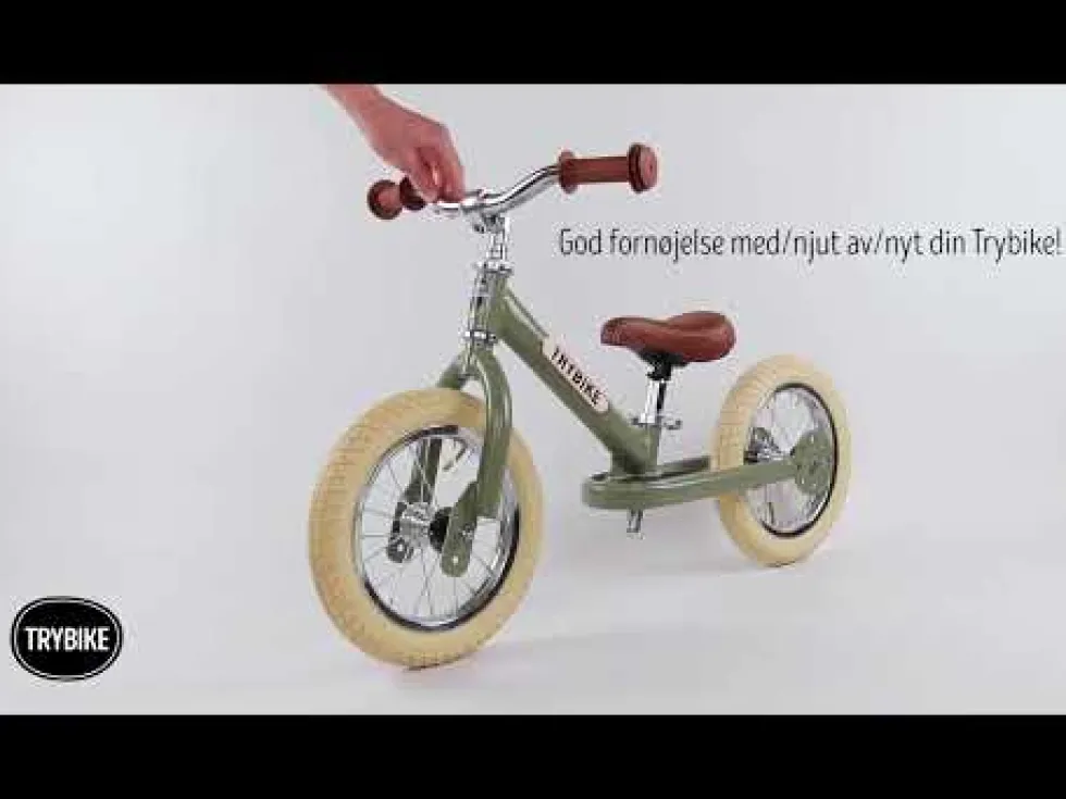Potkupyörä - Trybike kahdella pyörällä, Harmaa