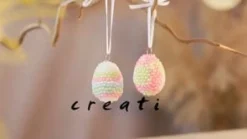 Pääsiäispussi - Tee Pearl Clay -munia, 2 kpl