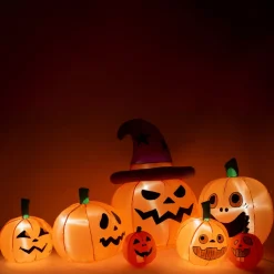 Puhallettava Halloween-kurpitsa valolla, 210 cm