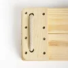 Puukeinu 44 x 17,5 cm (beige köysi)