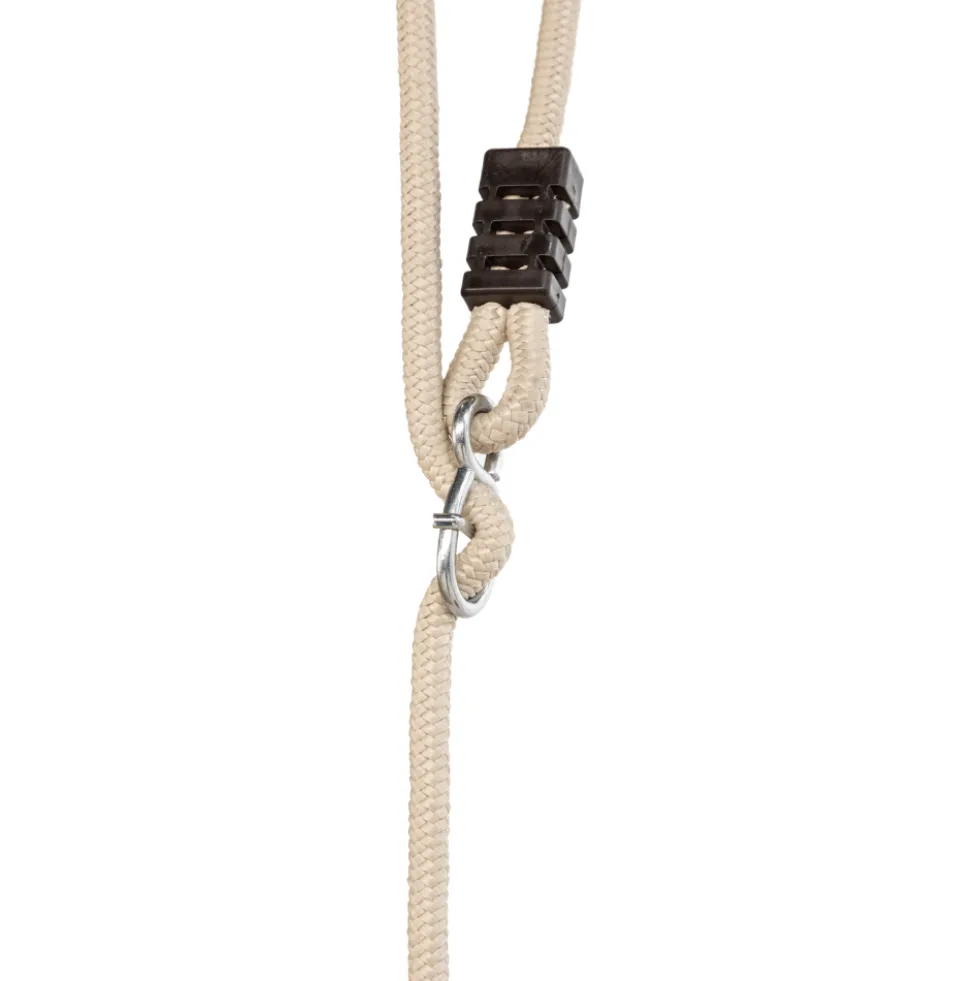 Puukeinu 44 x 17,5 cm - 6 metriä (beige köysi)