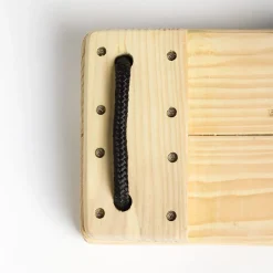 Puukeinu 44 x 17,5 cm (musta köysi)