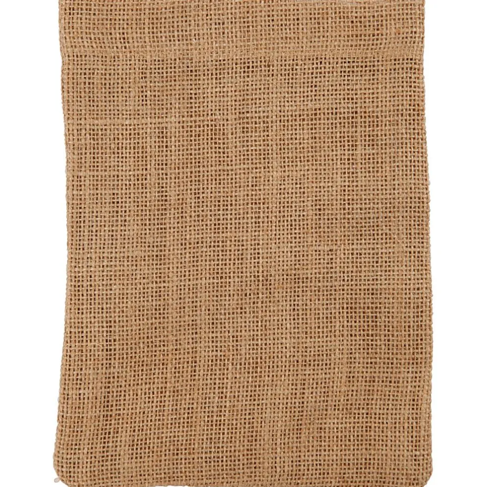 Puuvillapussi 10 x 20 cm - Ruskea, 4 kpl