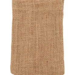 Puuvillapussi 10 x 15 cm - Ruskea, 4 kpl