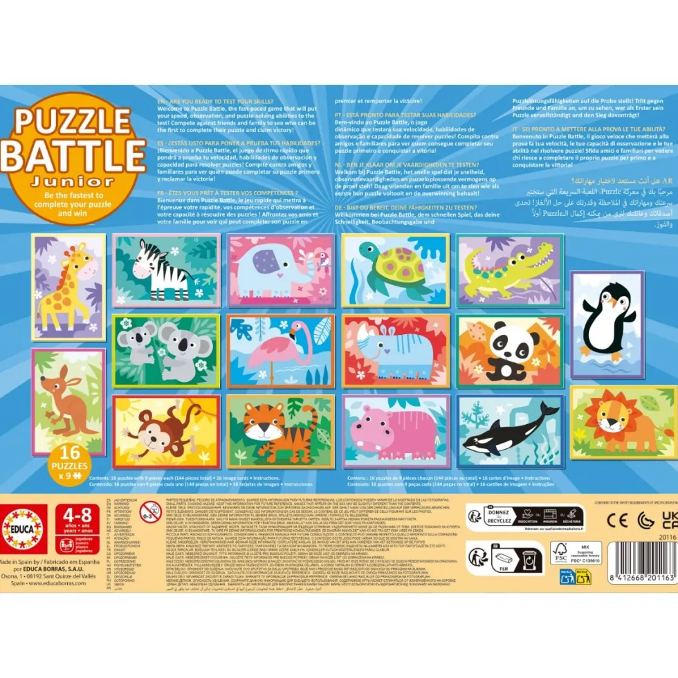 Puzzle Battle Junior – Eläimet
