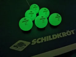 Pöytätennispallot Poly 40+, Glow 6 kpl - Ø4 cm