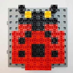 Rakennuslevyt Cubes-palikoille 2 cm, 4 kpl