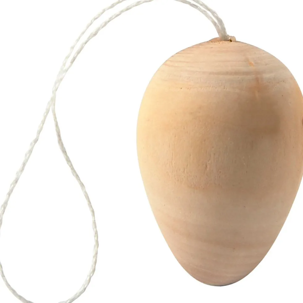 Ripustettava pääsiäismuna, puinen - 15 kpl