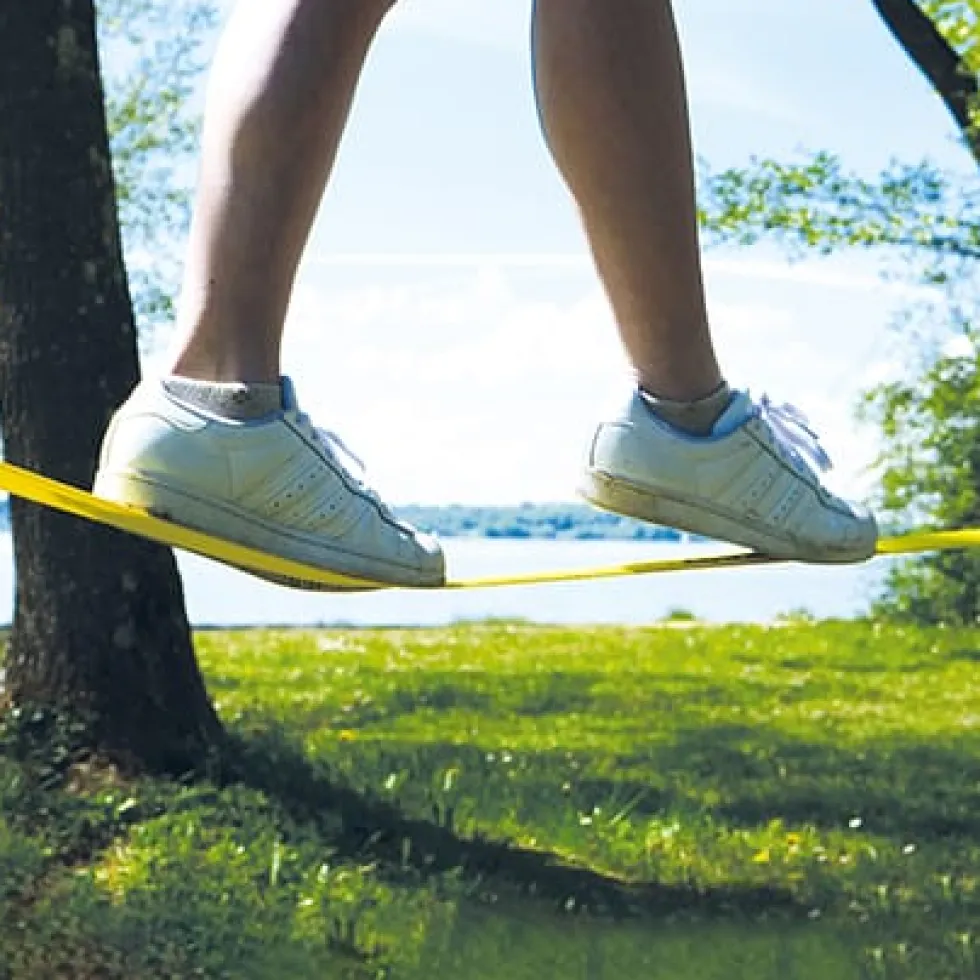 Schildkröt Slackline - Sis. tukinarun