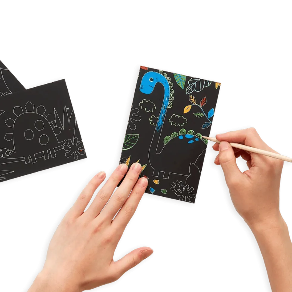 Scratch & Scribble, mini - Dinosaurukset