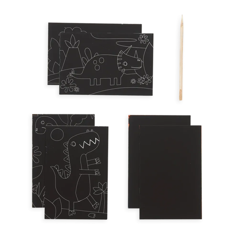 Scratch & Scribble, mini - Dinosaurukset