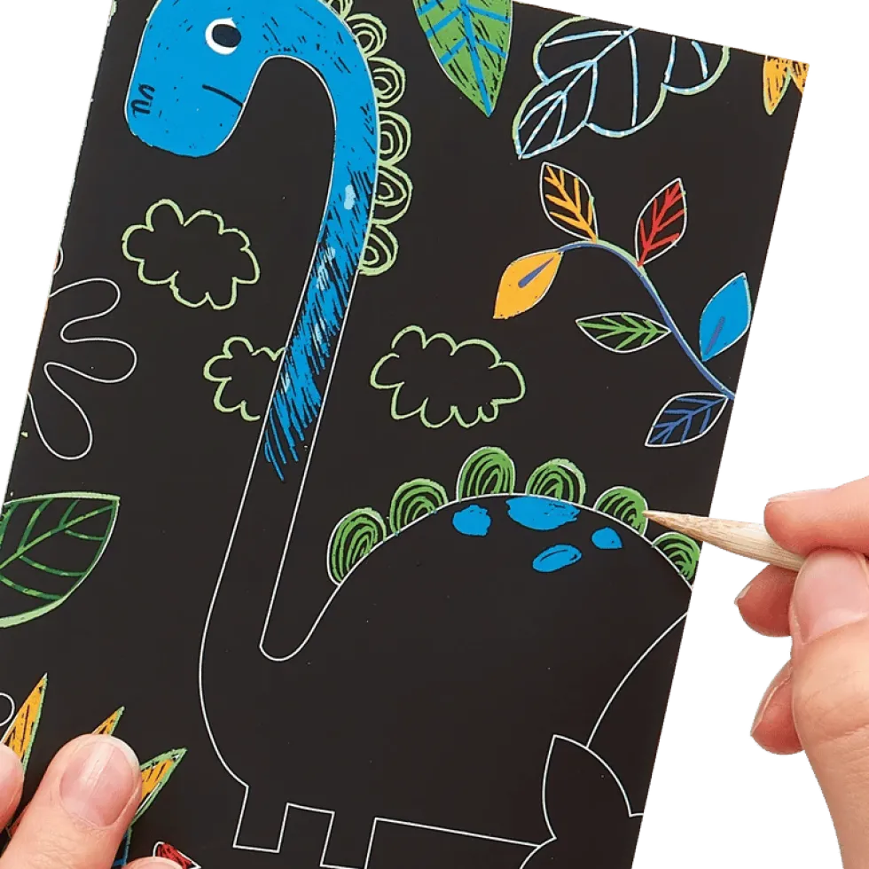 Scratch & Scribble, mini - Dinosaurukset