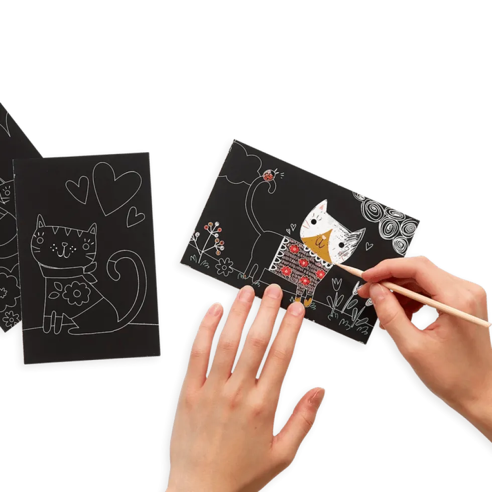 Scratch & Scribble, mini - Suloiset kissat