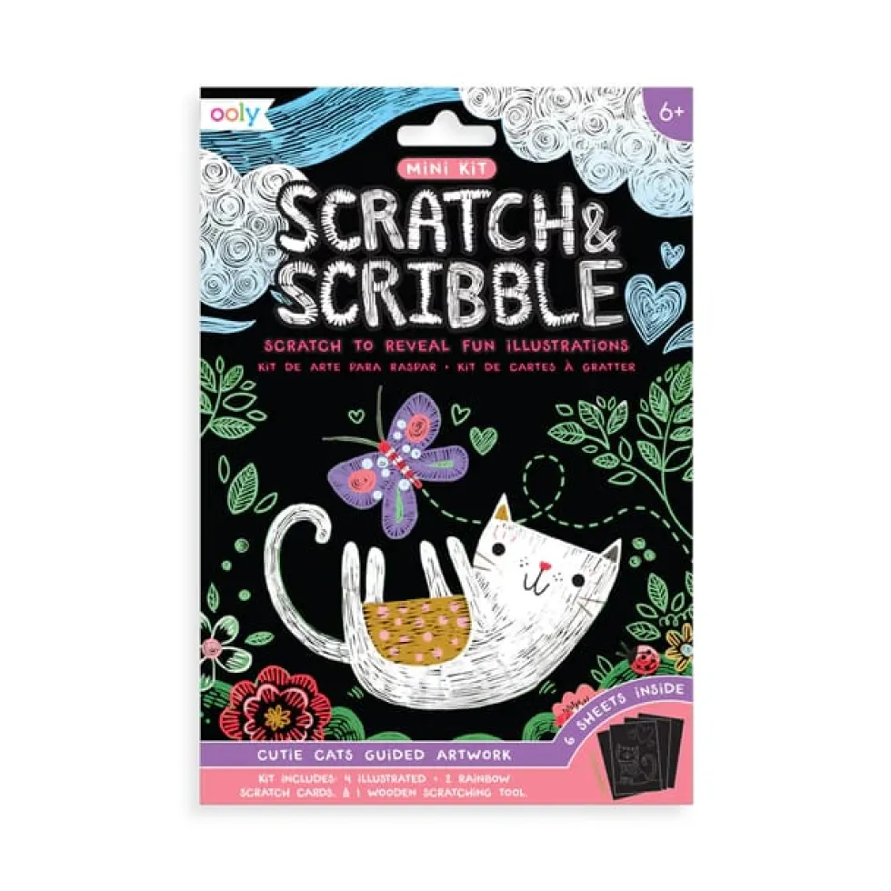 Scratch & Scribble, mini - Suloiset kissat