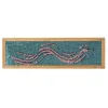 Seinäpaneeli paljeteilla - Aqua/Pink, 1 kpl