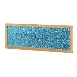 Seinäpaneeli paljeteilla - Aqua/Pink, 1 kpl