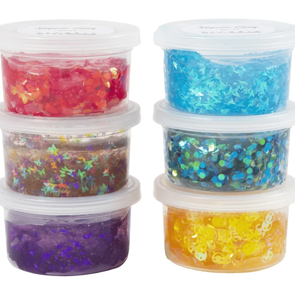 Sequin Clay 6 x 60 g – Perusvärit