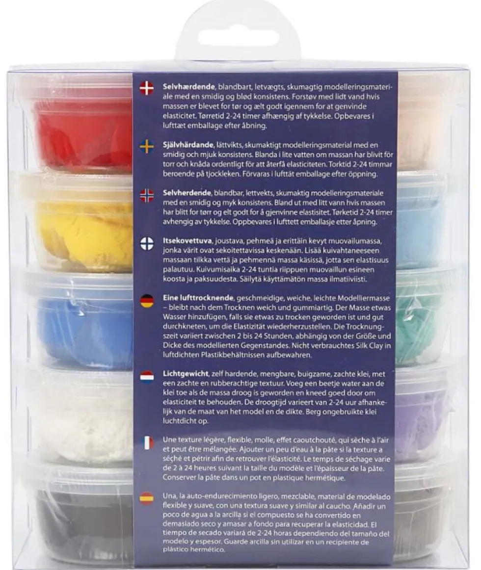 Silk Clay 10 x 40 gr - Perusvärit