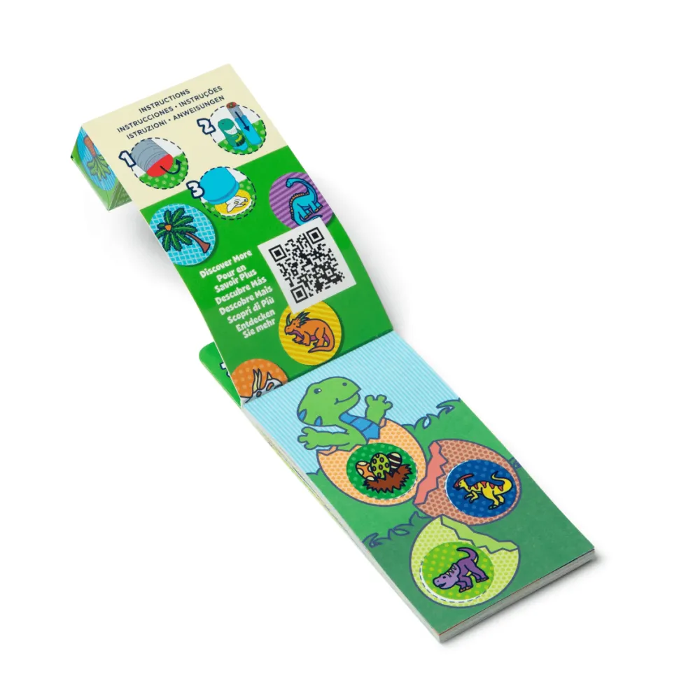Sticker WOW! -täyttösetti - Dinosaurus, 200 kpl