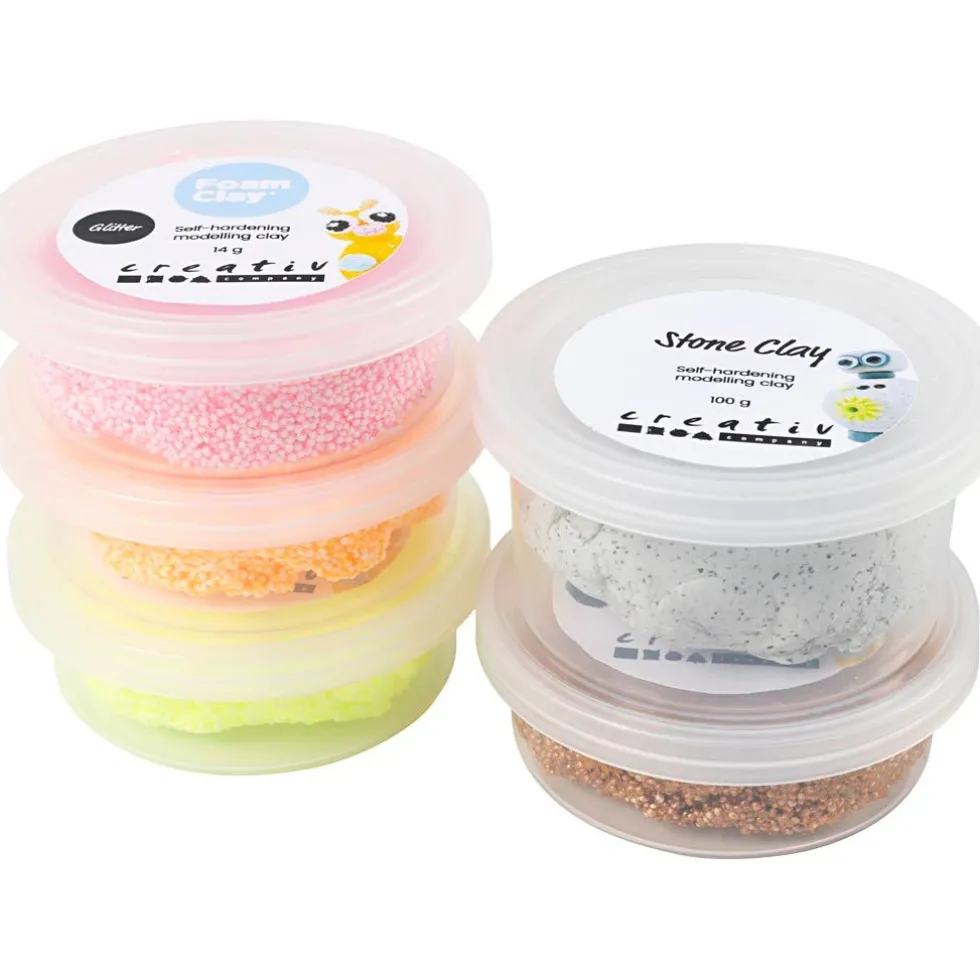 Stone Clay & Foam Clay - Kultainen mix