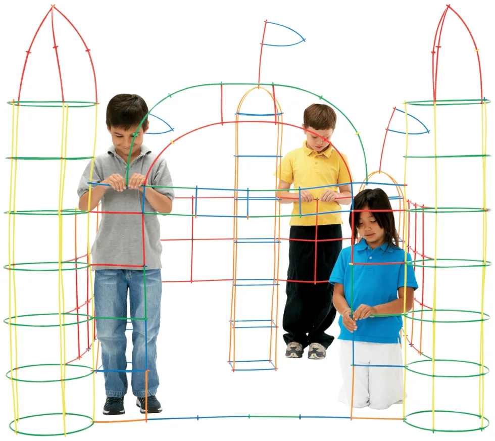 Straws & Connectors -rakennussetti, 230 osaa