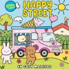 Sunny Vibes -värityskirja - Happy Street