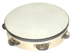 Tamburiini, nahkainen, 15 cm