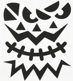 Tarrat - Halloween-kasvot, 1 arkki