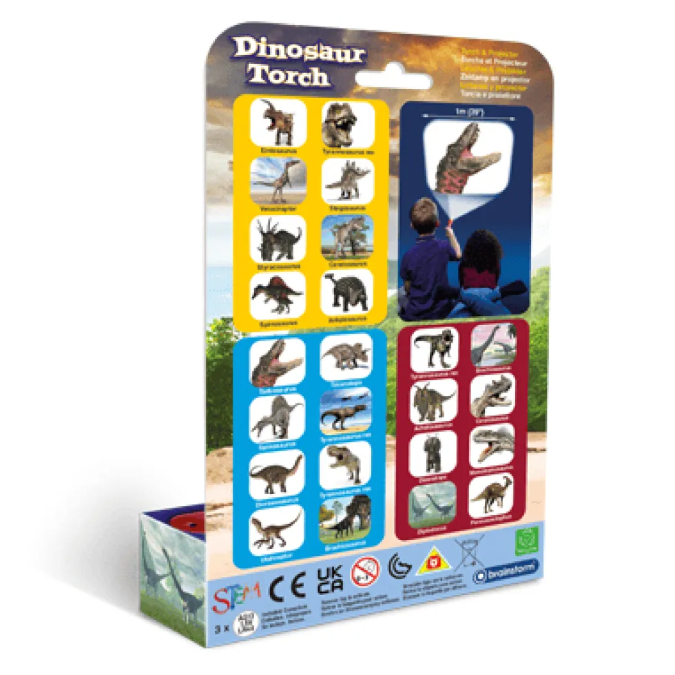 Taskulamppu diakuvilla - Dinosaurukset