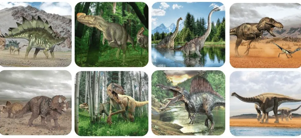 Taskulamppu dioilla - Tervehdi dinosauruksia