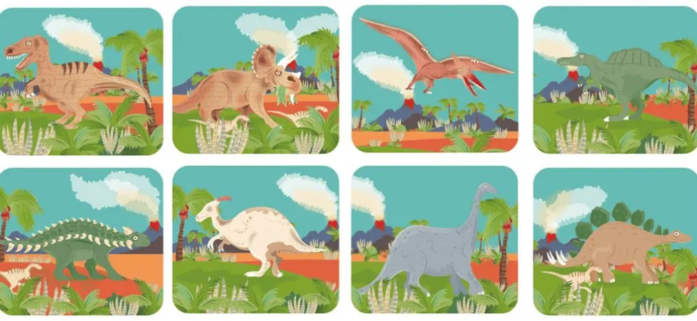 Taskulamppu dioilla - Tervehdi dinosauruksia