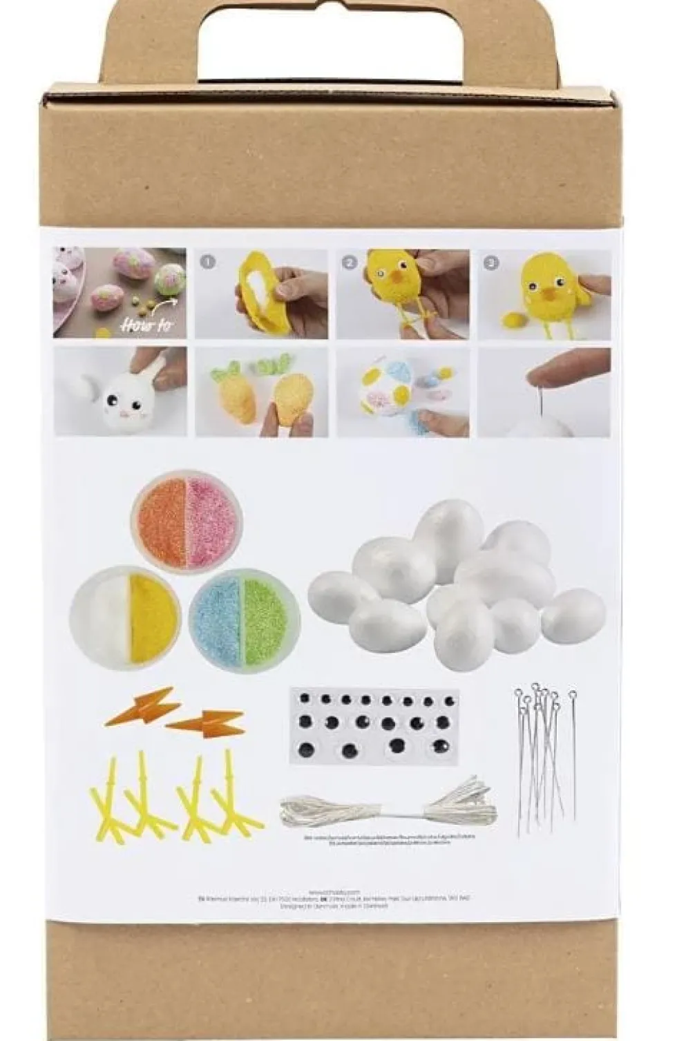Tee pääsiäiskoristeita Foam Clay -vahalla