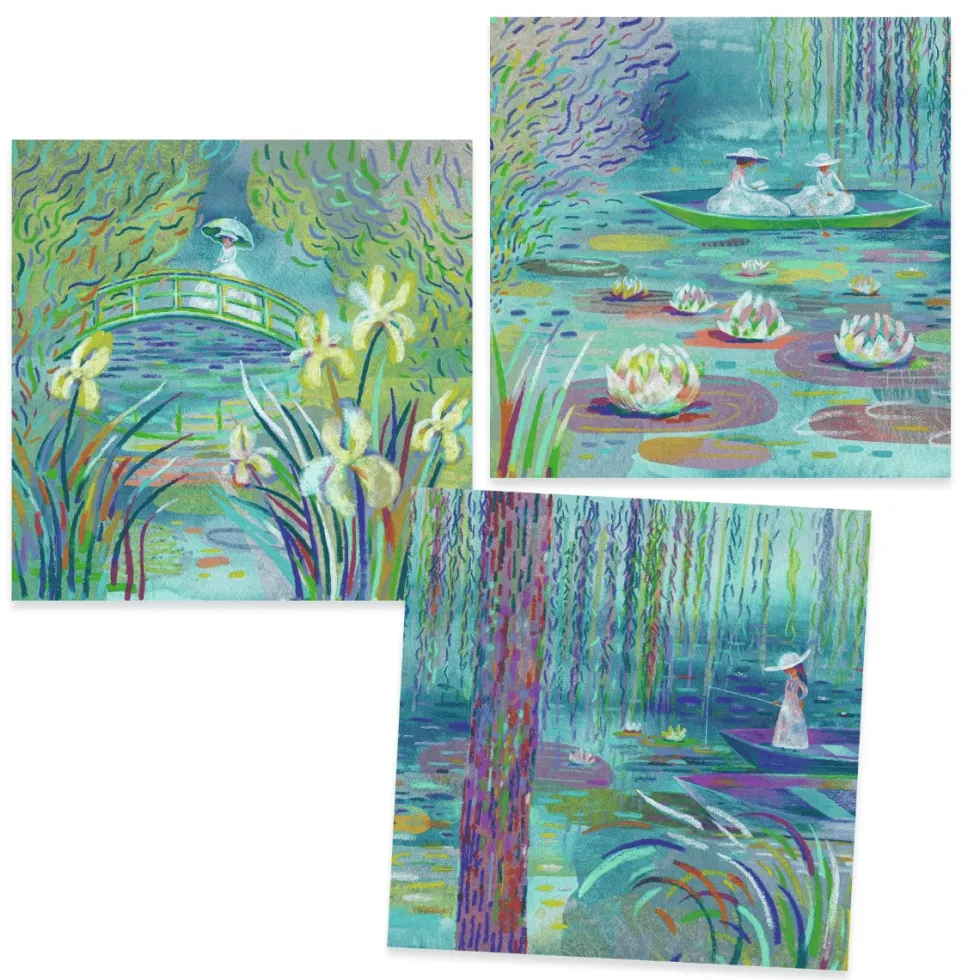 Tee taidetta kuin Claude Monet