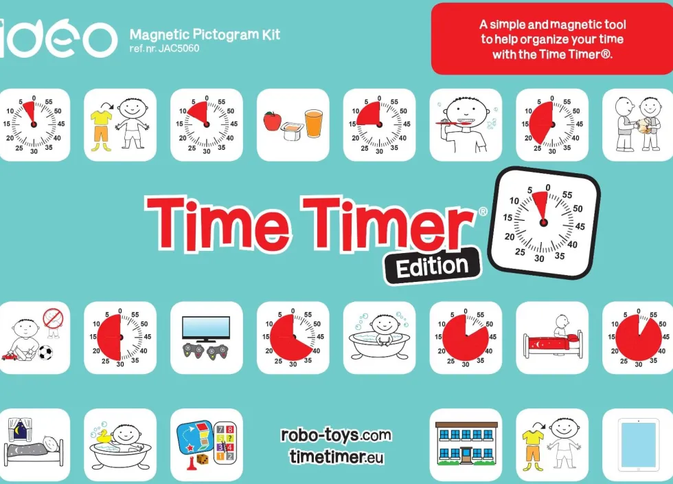 Time Timer - Magneettikuvakkeet, aloituspakkaus