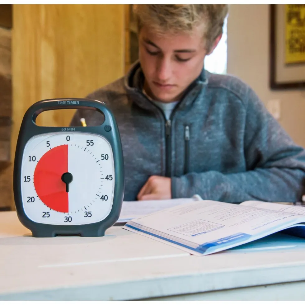 Time Timer PLUS Musta (14x18 cm.) - 1 tunti