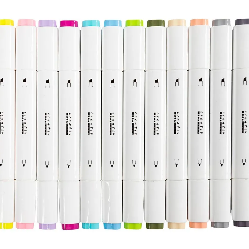 Twin Markers - Pastelli, 12 kpl