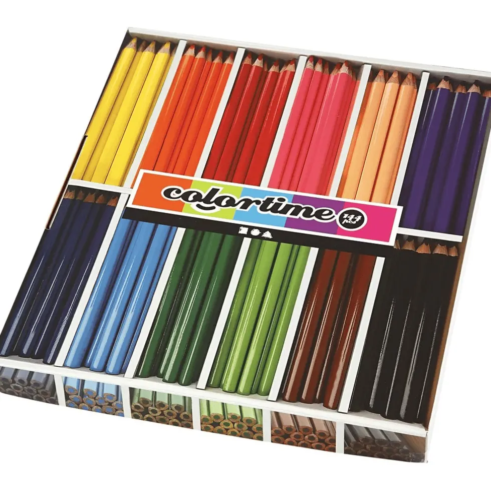 Värikynät - Jumbo, 144 kappaletta