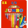 Värikynät 1/2 Jumbo 12 kpl