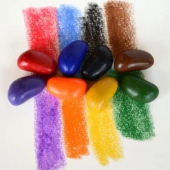 Väriliidut - Crayon Rocks 8 kpl kangaspussissa