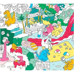 Väritysjuliste - Dinosaurukset