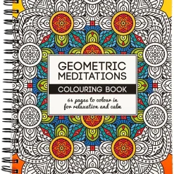 Värityskirja Mindfulness - Geometrinen, 64 sivua